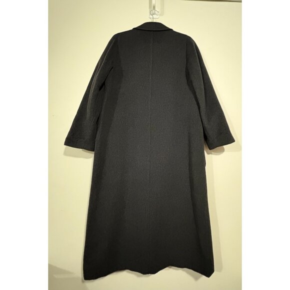 Mansfield HARRODS Wool Cashmere Blend Coat Sz 8 color dark grey made in England - Picture 9 of 9